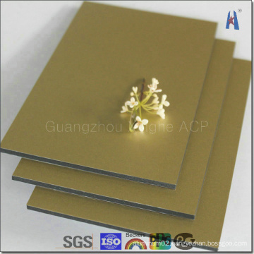 Interior Decoration Gold Mirror Aluminum Composite Panel Manufacturer